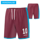 STRIDE SHORTS 4 - MAROON